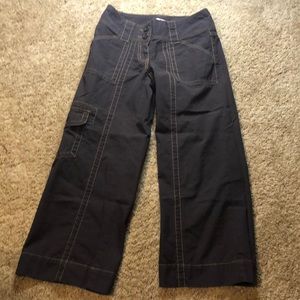 CAbi Brown Cargo Capri